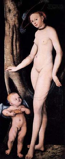 Lucas Cranach Venus and Cupid with a Honeycomb oil painting picture